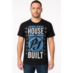 WWE Black Short Sleeve The House That AJ Styles Built Graphic T-shirt Medium